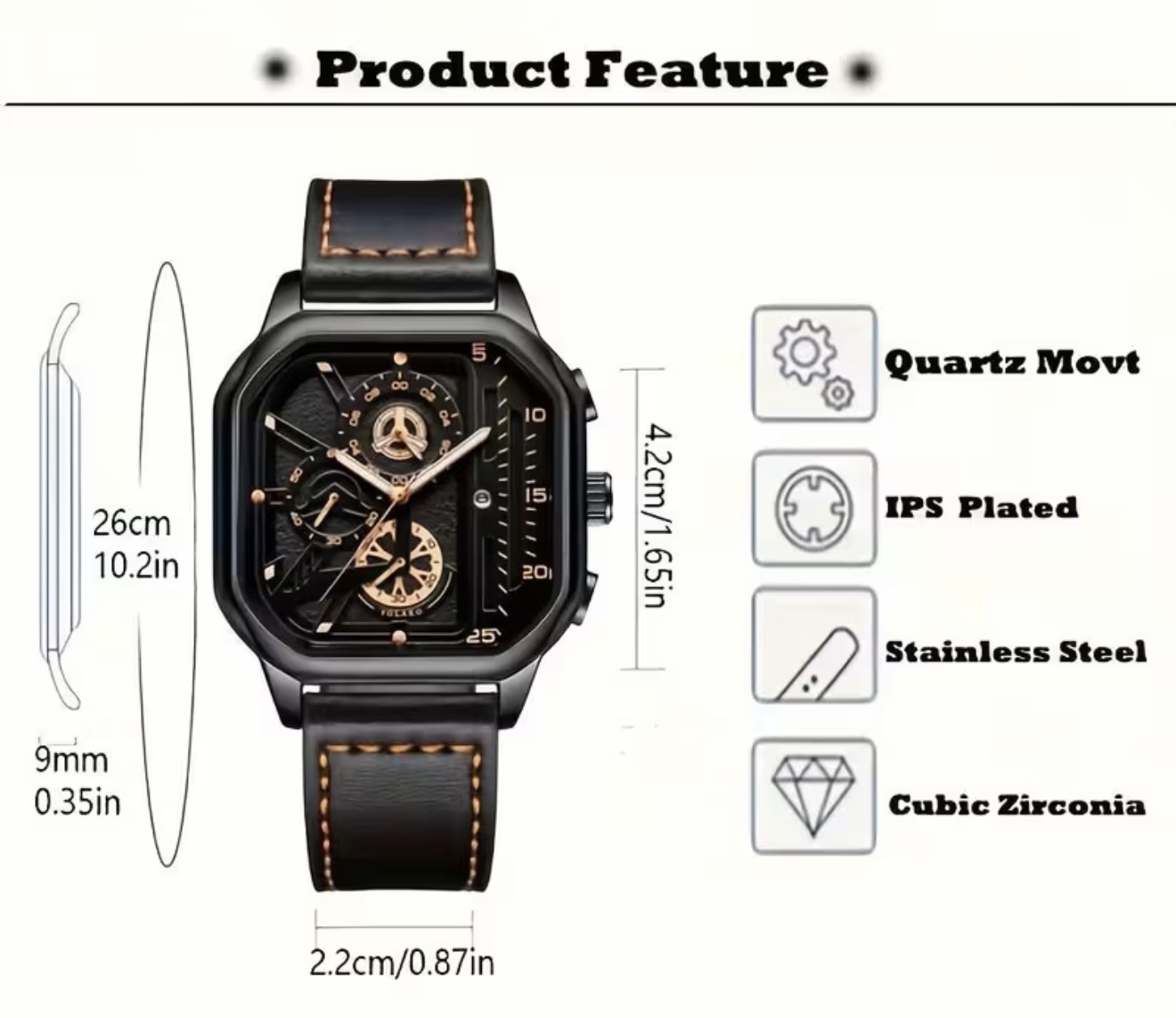 Casual Men's Digital Dial Quartz watch
