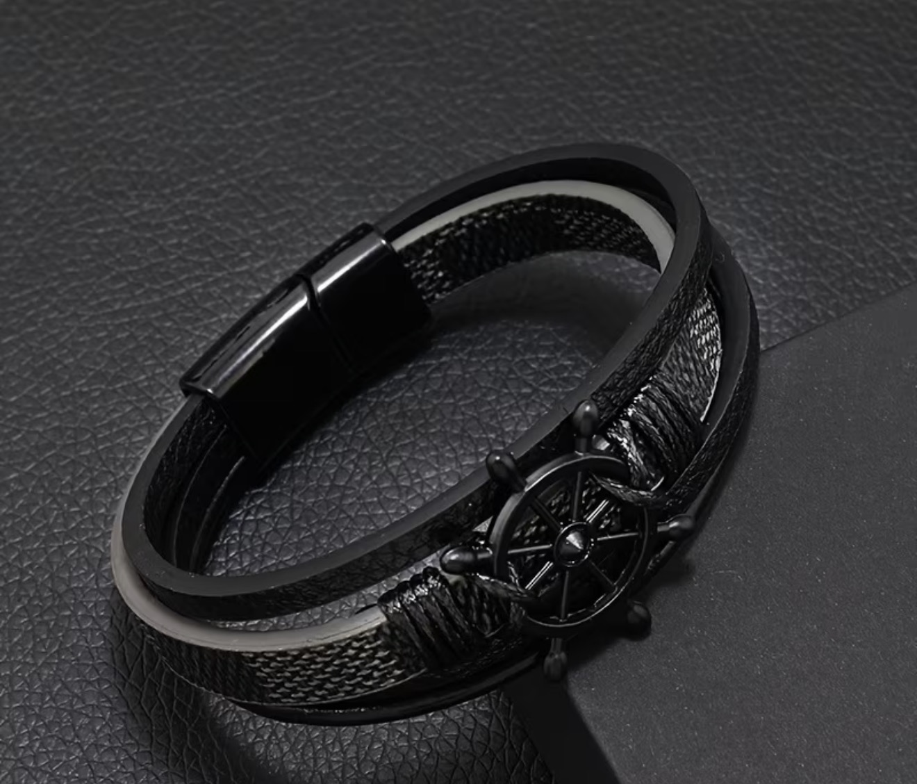 Retro Alloy magnetic Snap bracelet