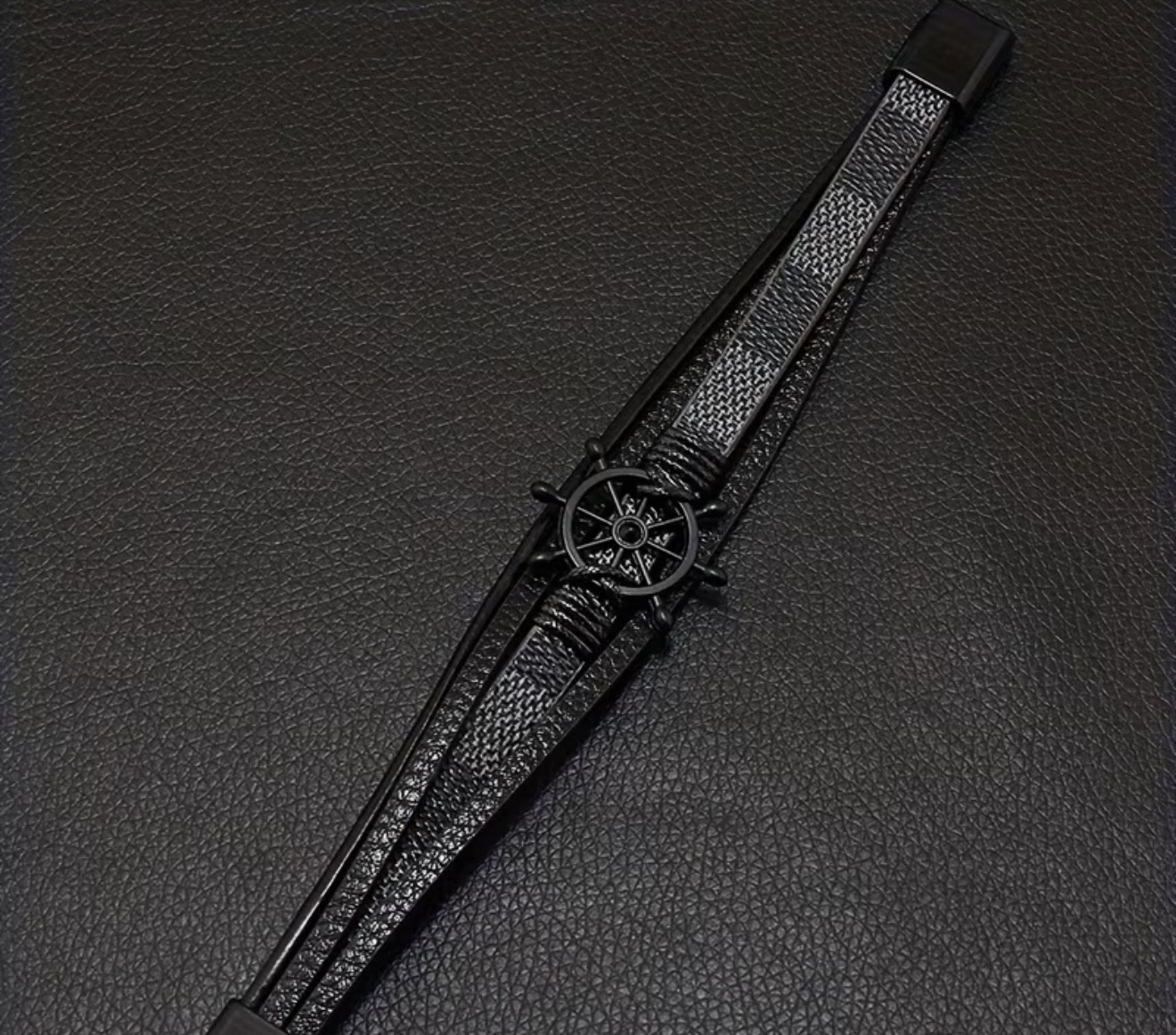 Retro Alloy magnetic Snap bracelet