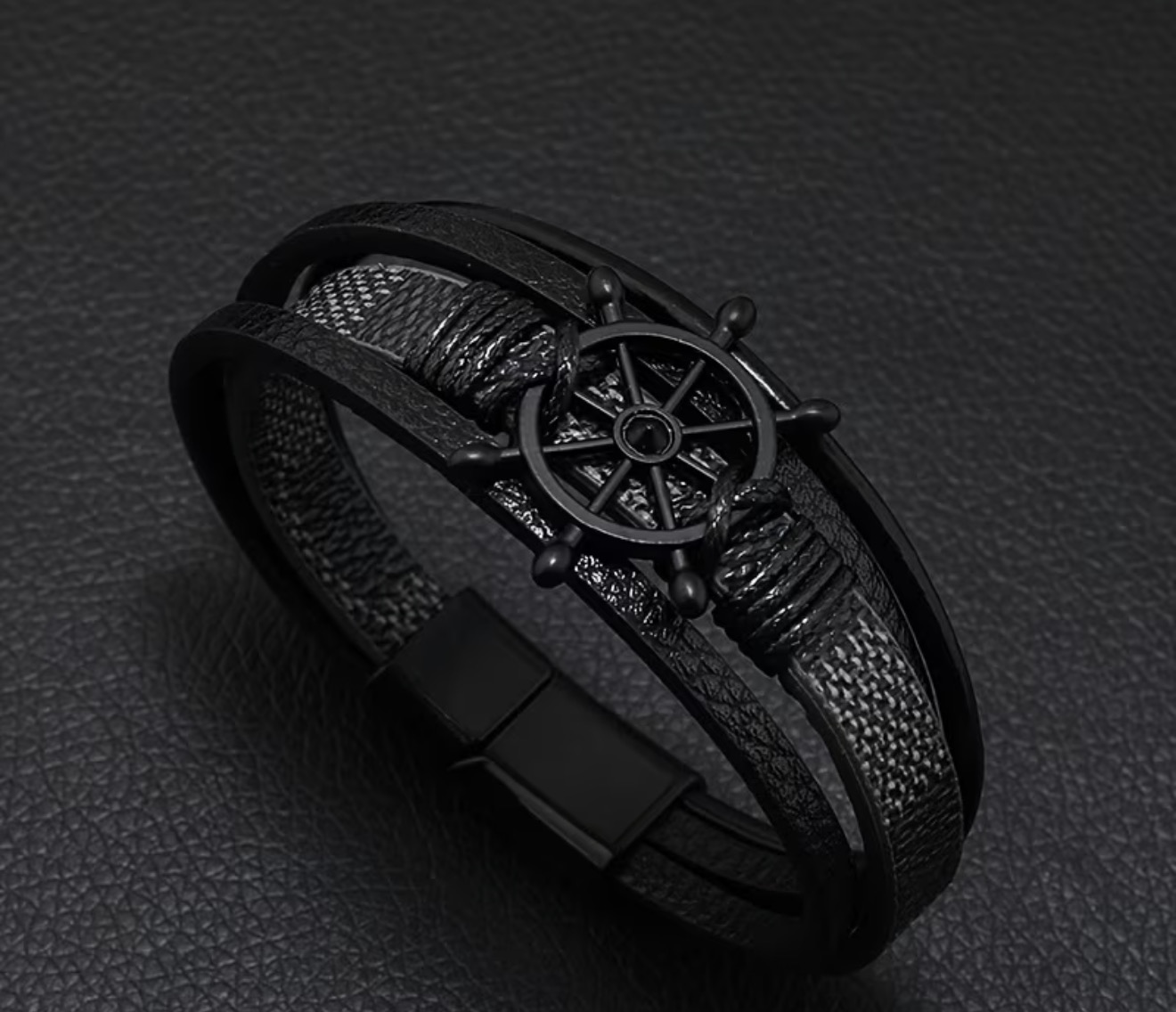 Retro Alloy magnetic Snap bracelet