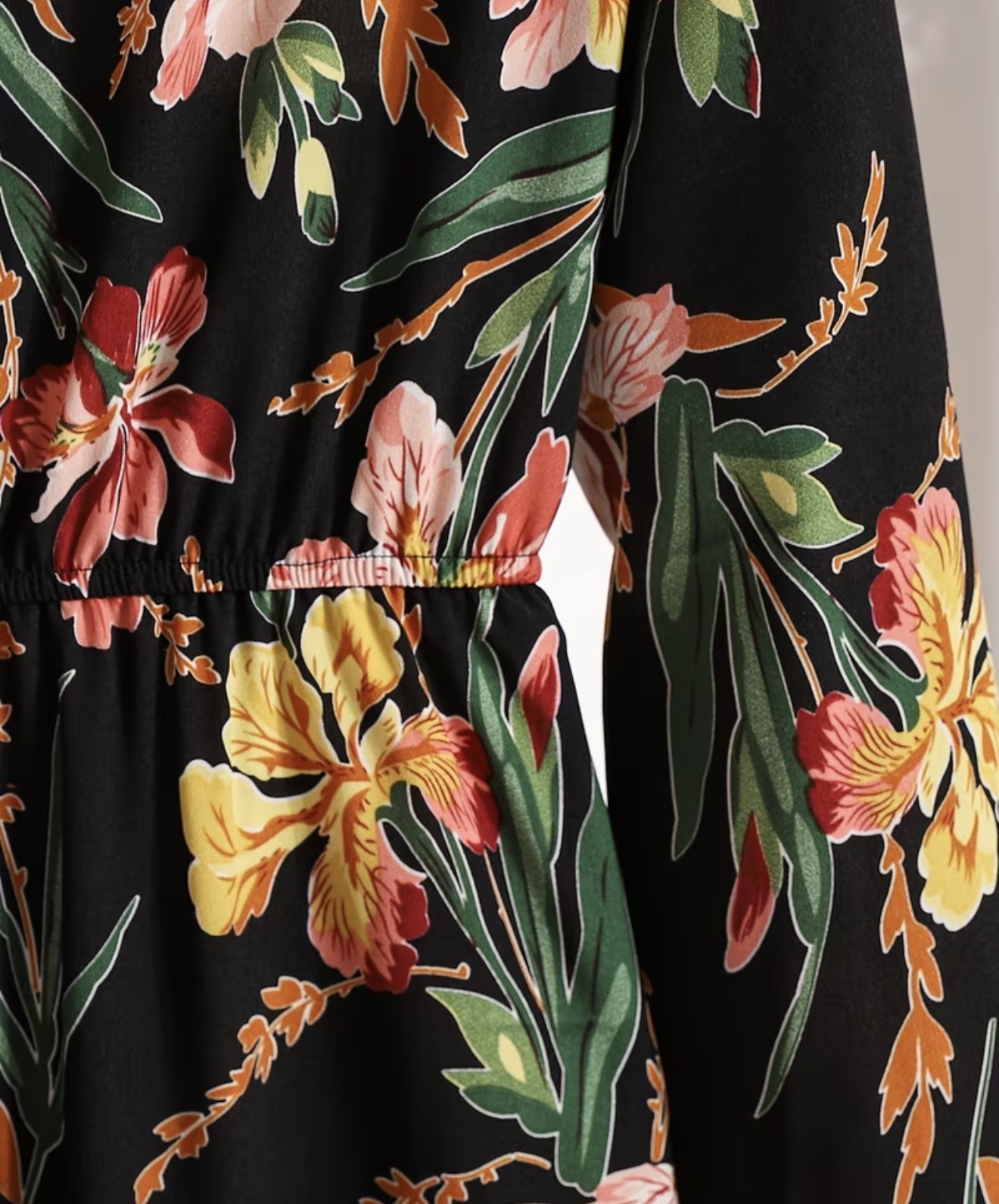 Women's Floral Print Long sleeve Dress